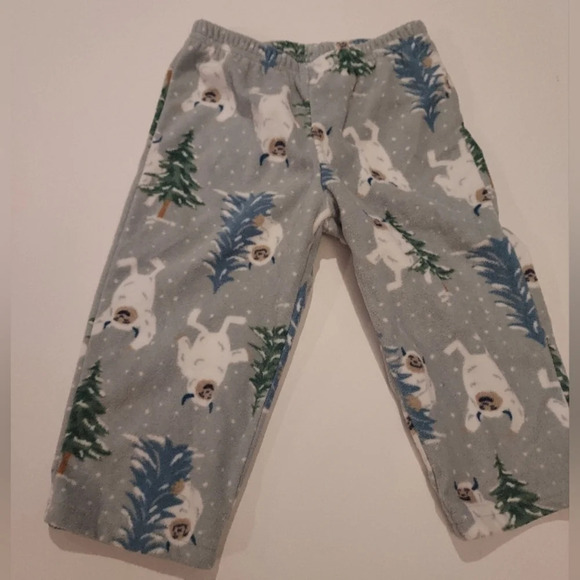 Just One You by Carter's Roars and Snores Abnomal Snowman PJ Set in Size 18M - Picture 6 of 8